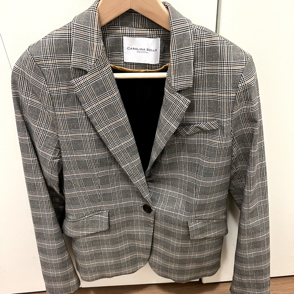 Plaid blazer